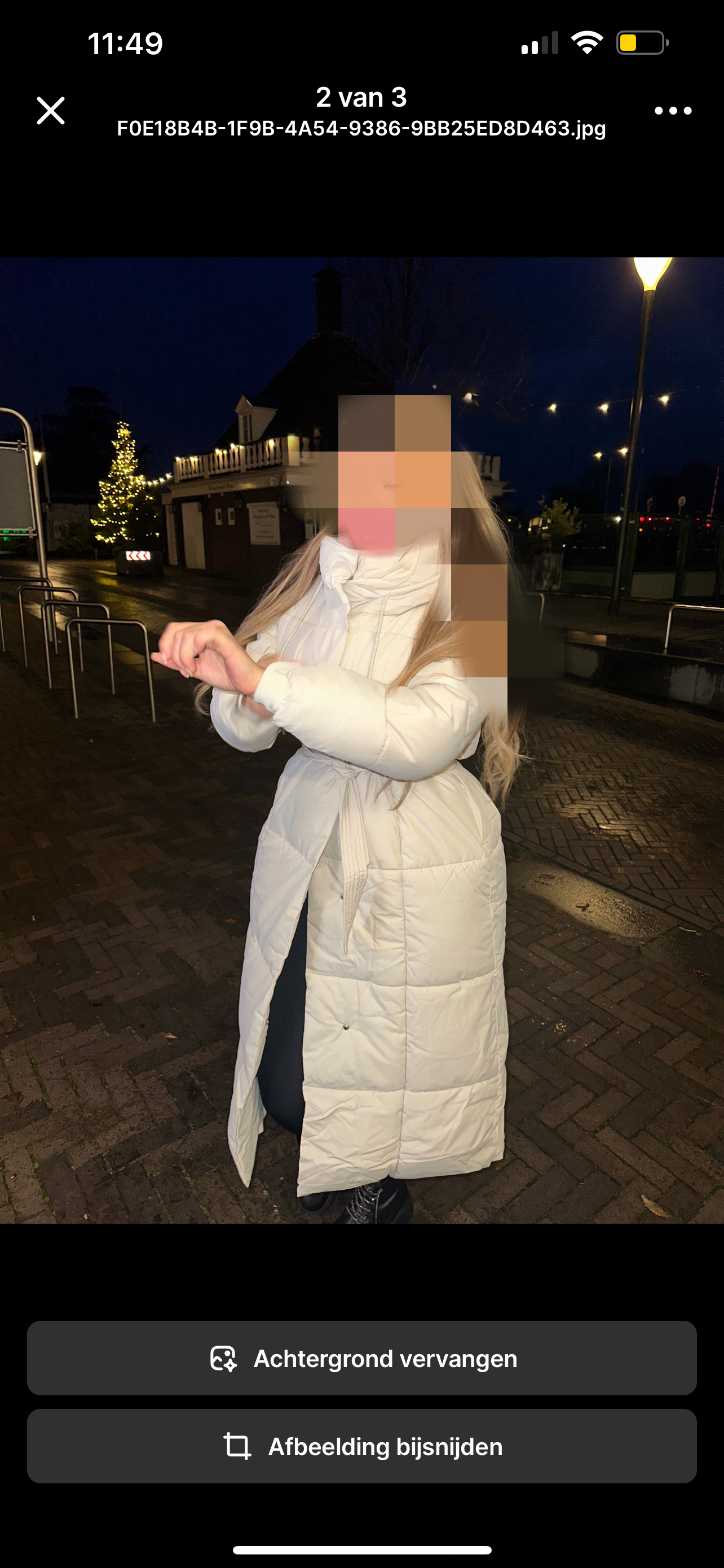 Long winter coat