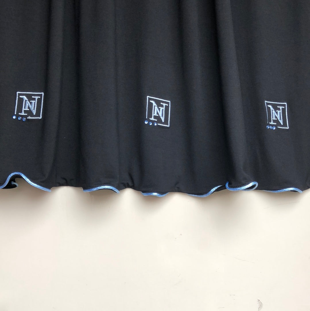 NNIYAH HOOFDDOEK COLOR BLACK  X denim blue