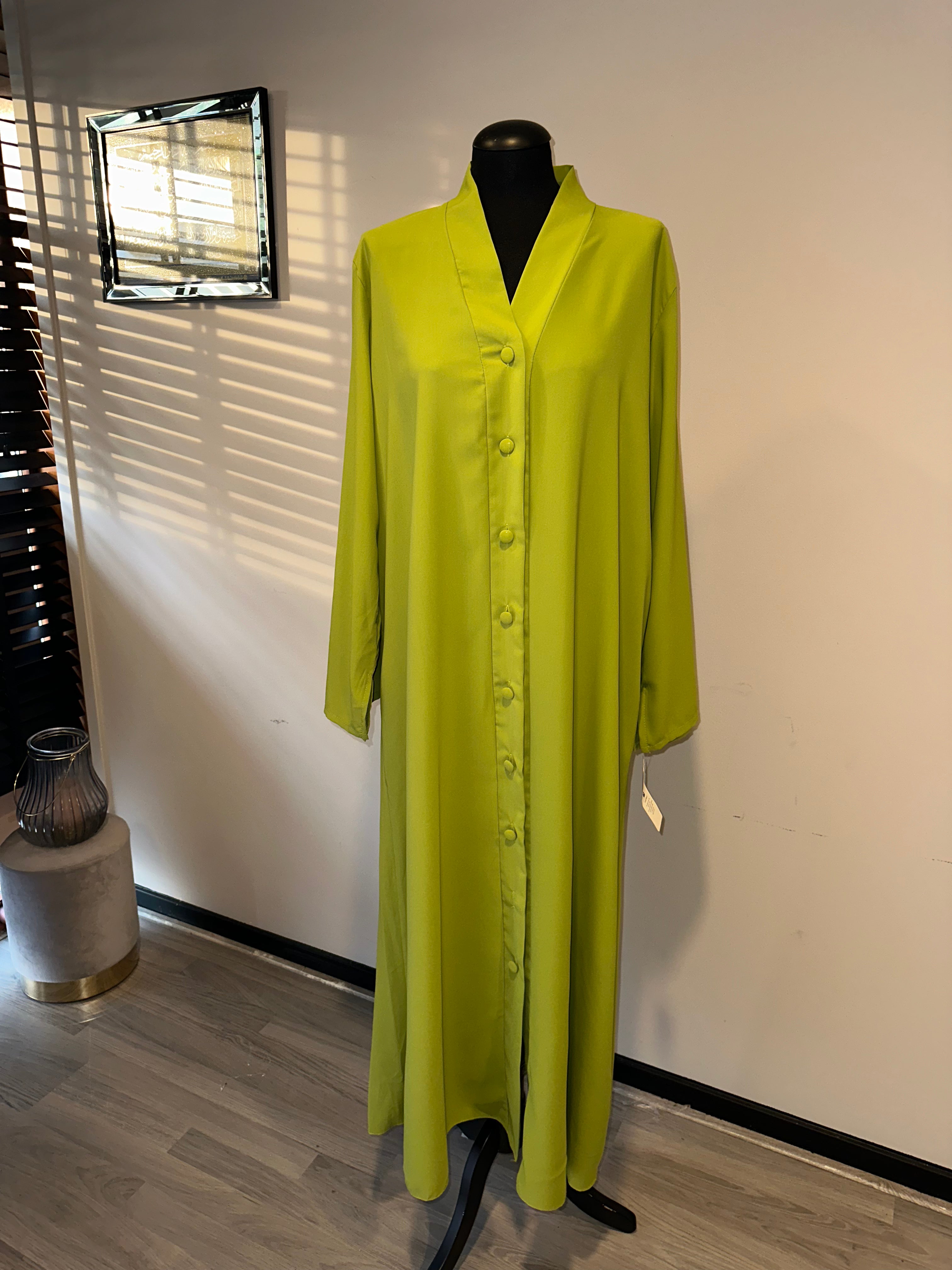 Habaya dress with buttons